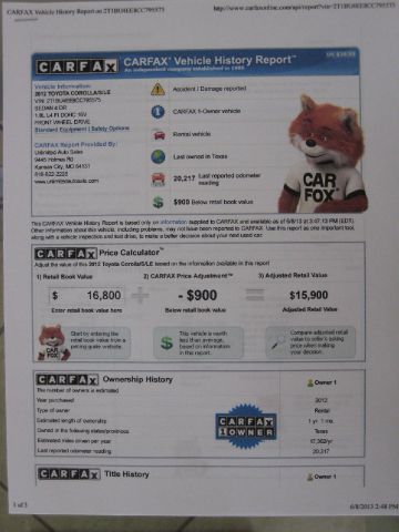 Toyota Corolla 2012 photo 15