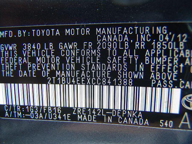 Toyota Corolla 2012 photo 6