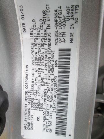 Toyota Highlander 2003 photo 1