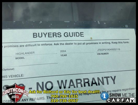 Toyota Highlander 340 Wedge SUV