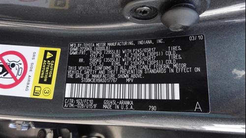 Toyota Highlander 2010 photo 1