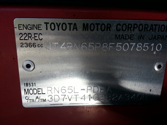 Toyota Pickup 1985 photo 10