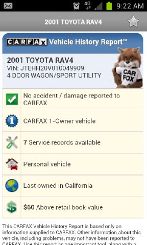 Toyota RAV4 4wd SUV