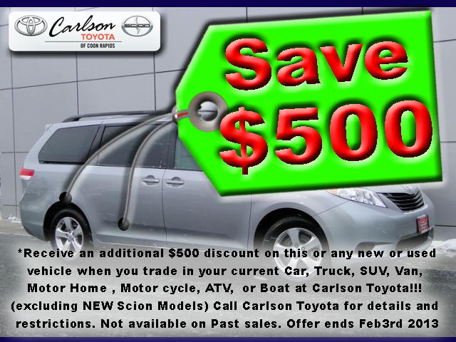 Toyota Sienna SLE --z71 Pkg Unspecified