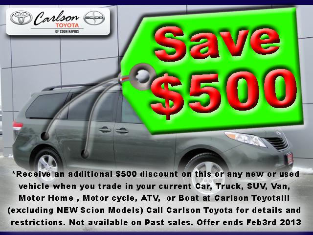 Toyota Sienna SLE --z71 Pkg Unspecified