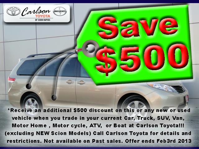 Toyota Sienna SLE --z71 Pkg Unspecified