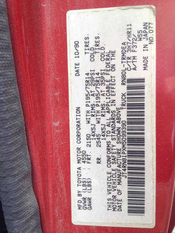 Toyota Unspecified 1991 photo 4