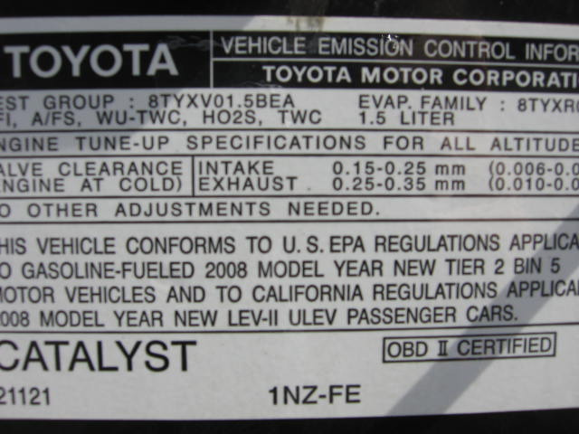Toyota Yaris 3.5tl W/tech Pkg Sedan