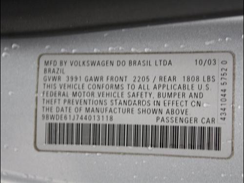 Volkswagen GTI 2004 photo 2