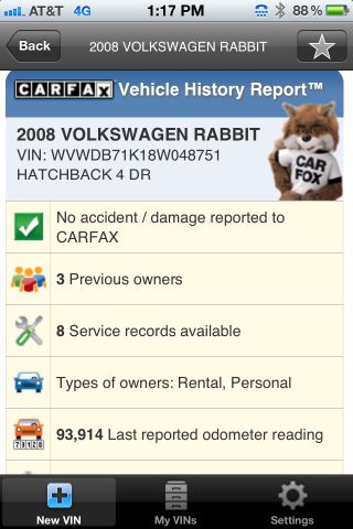 Volkswagen Rabbit Z-24sunroof Hatchback