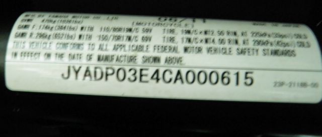 YAMAHA FJR 1300A 2012 photo 37